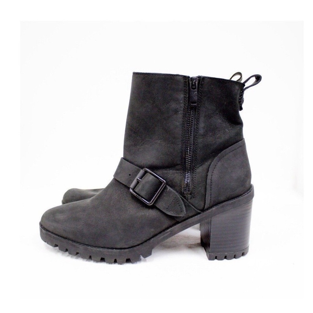 UGG Boots Women's 10 Fern Black Nubuck Leather 1003792 - Picture 11 of 15